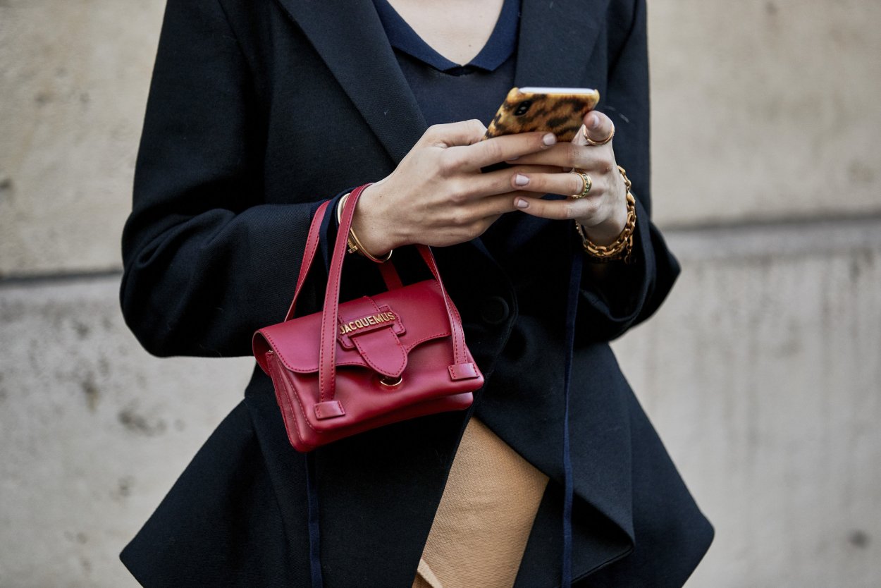 Jacquemus мини сумка Street Style