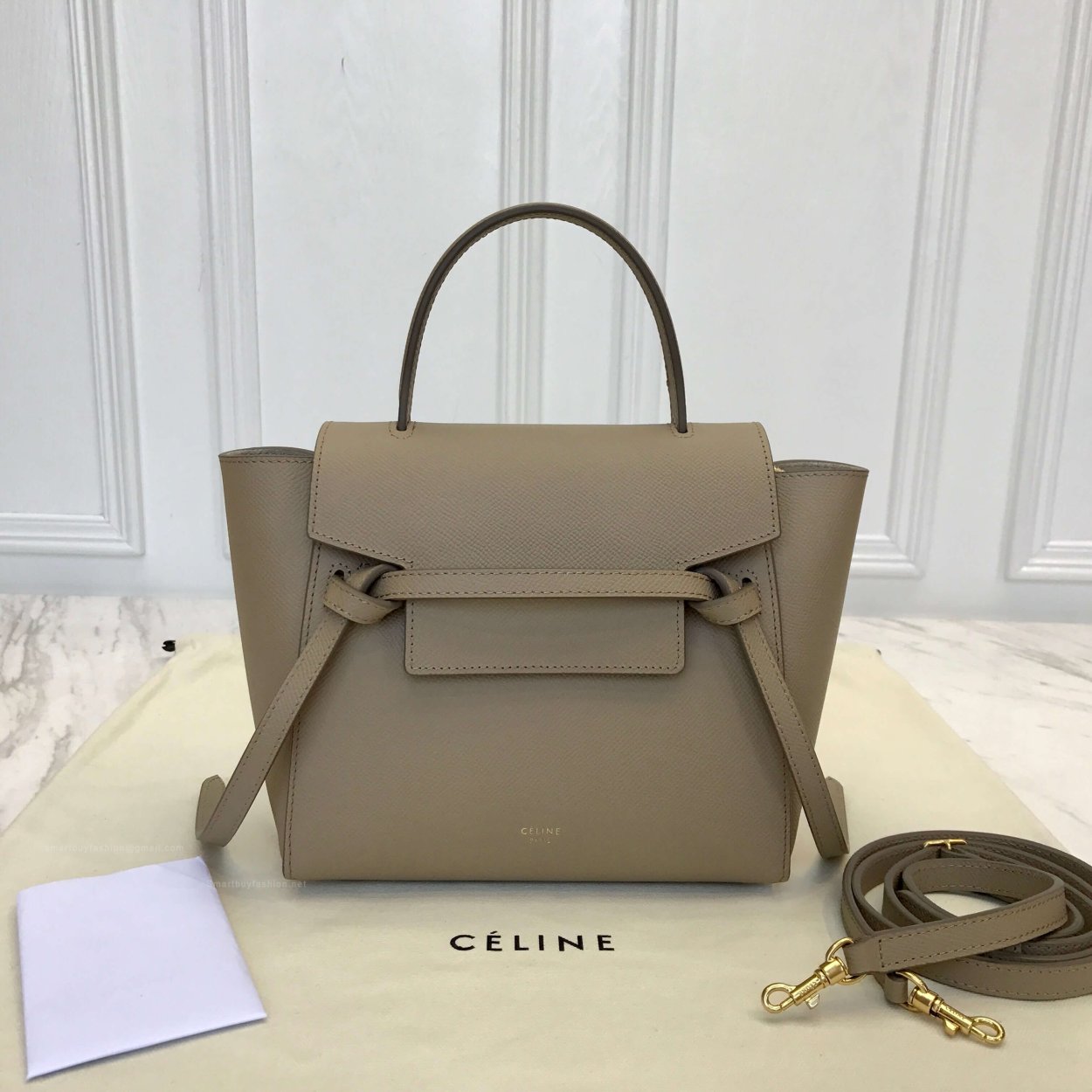 Celine Belt Nano Green