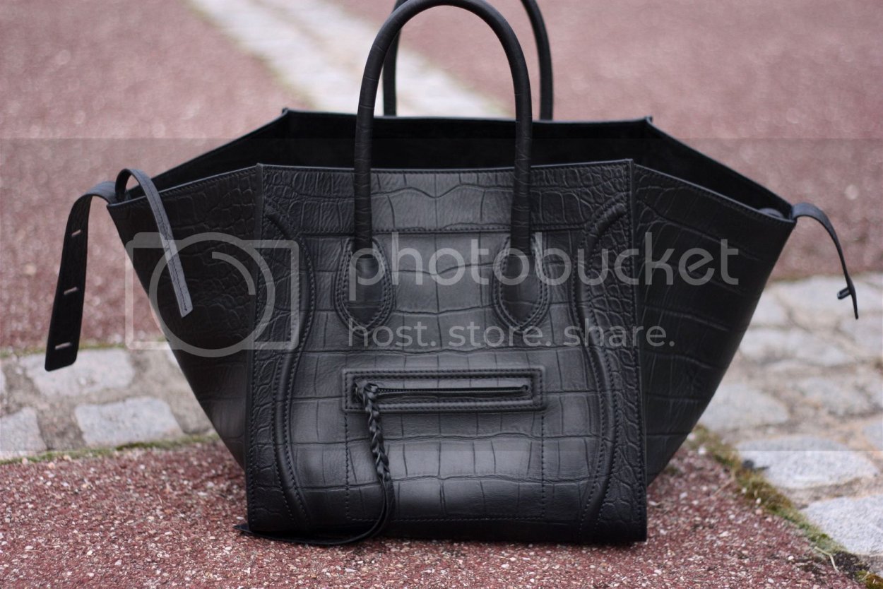 Сумка Селин Luggage Black White