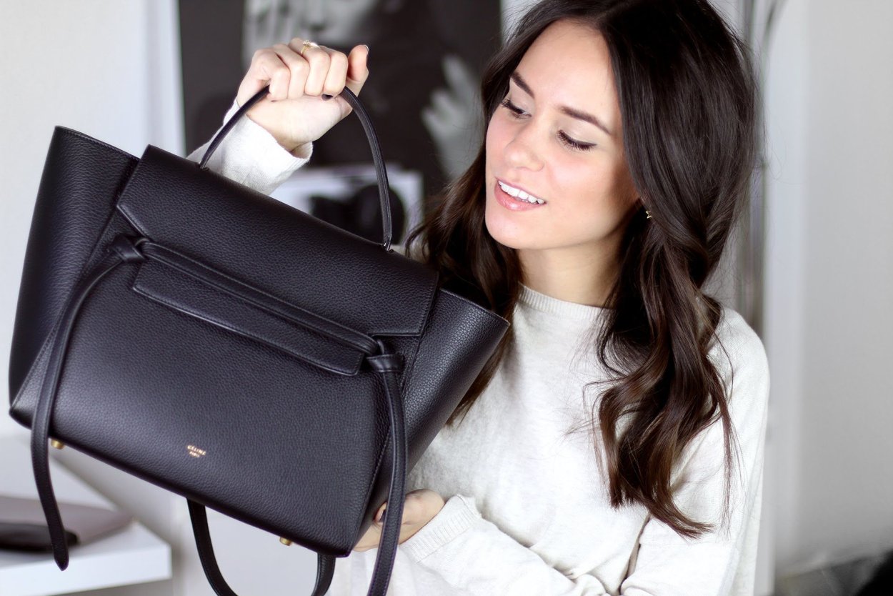 Celine Phantom Bag Blue Suede