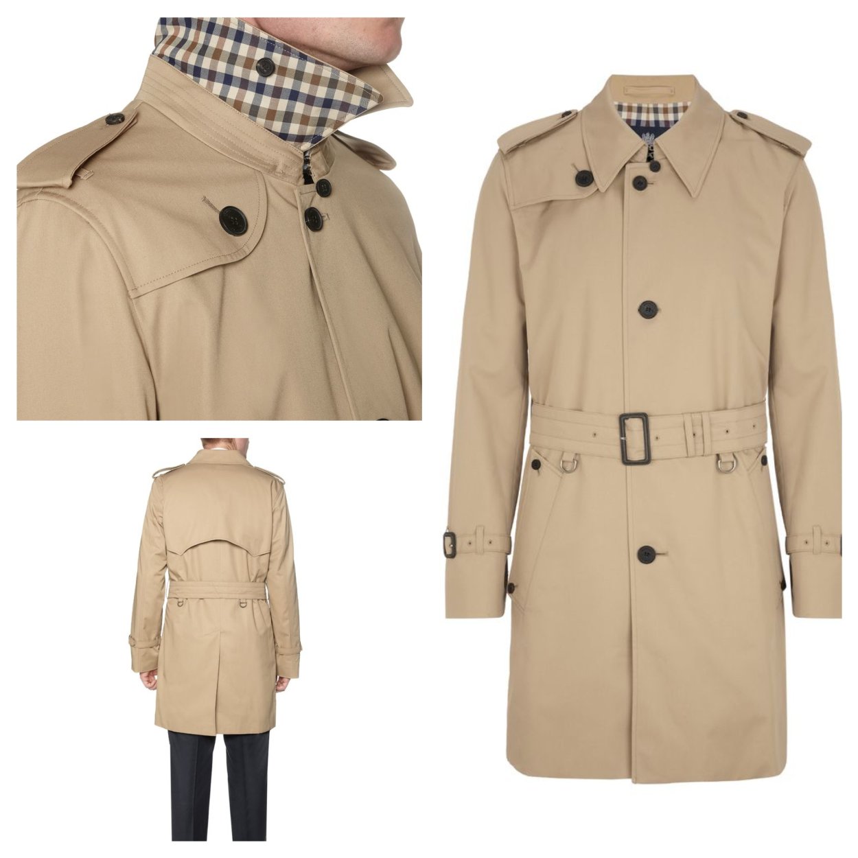 Тренч aquascutum мужской - 61 фото