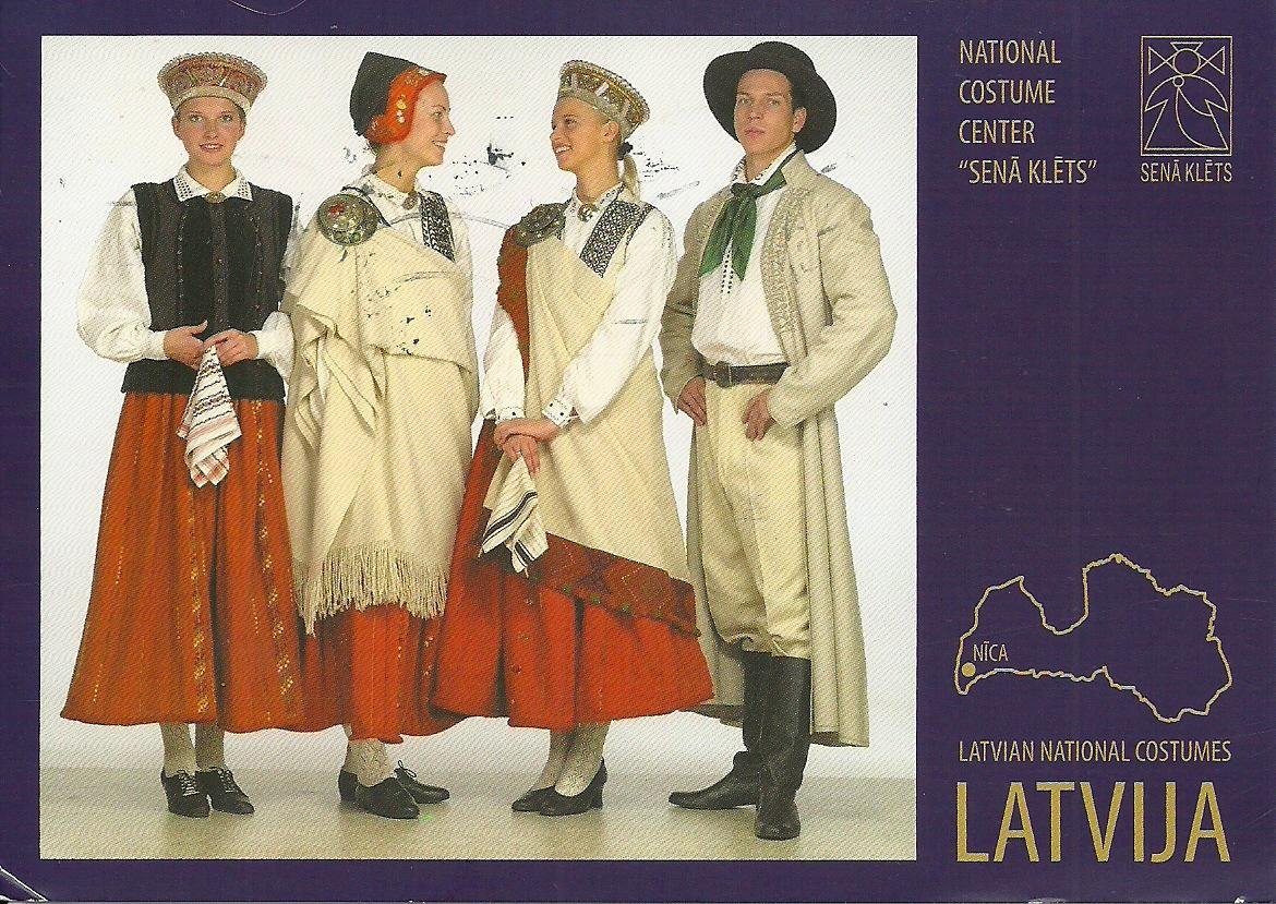 Национальный костюм латышей