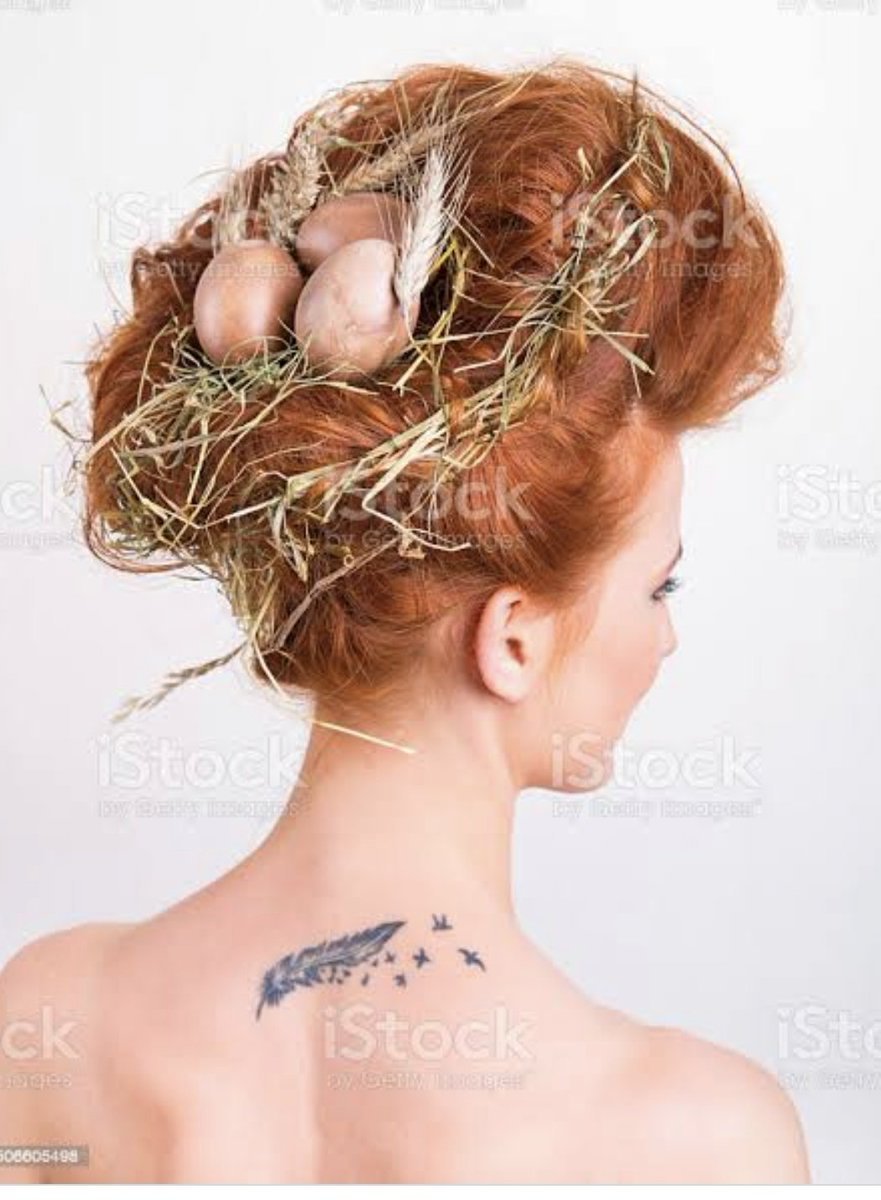 Гнездо в волосах