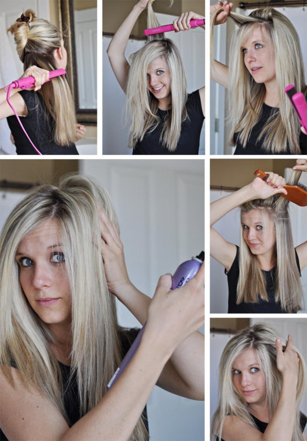 Как сделать объем на длинных волосах
