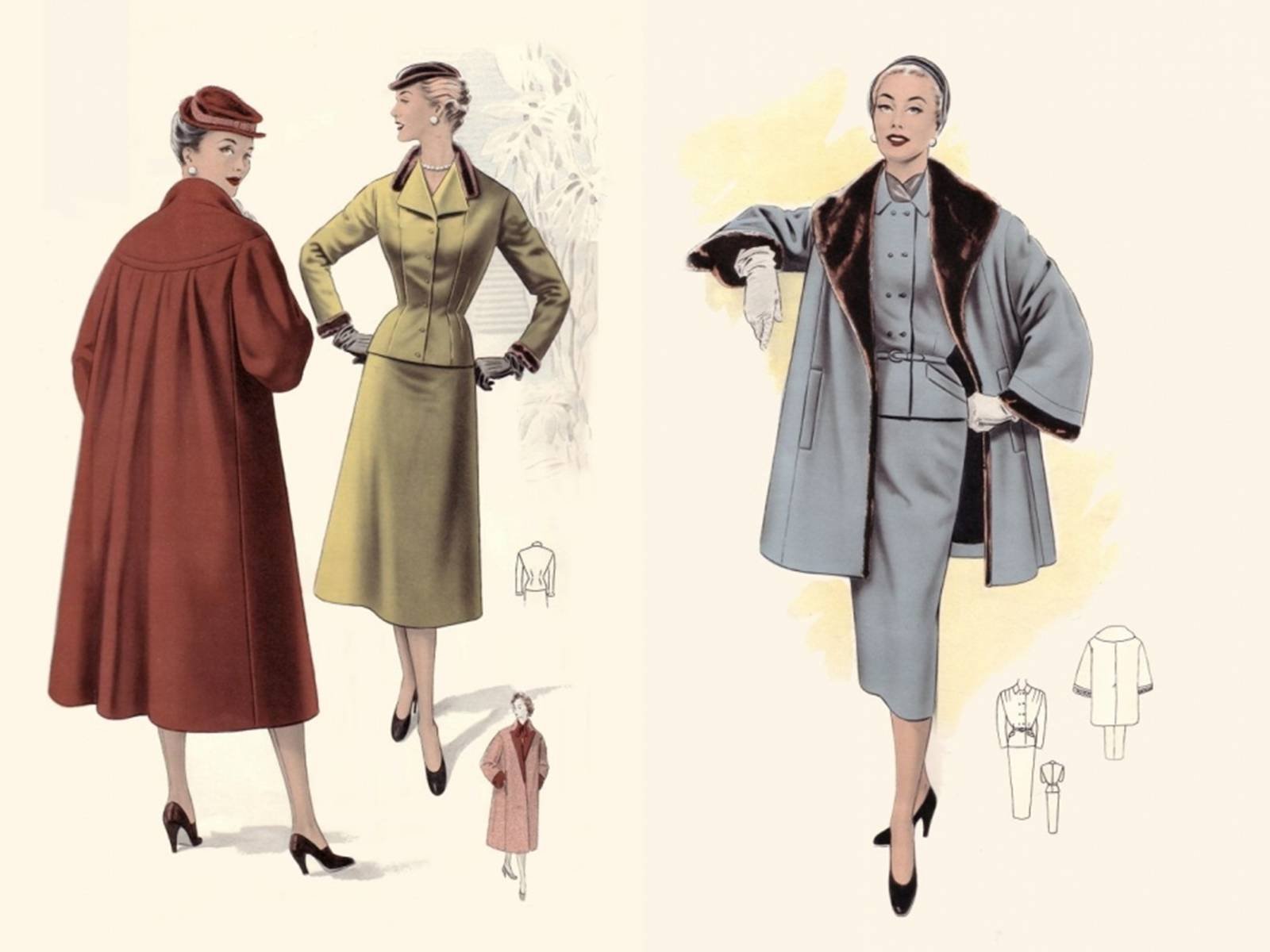 Мода 50-х Англия