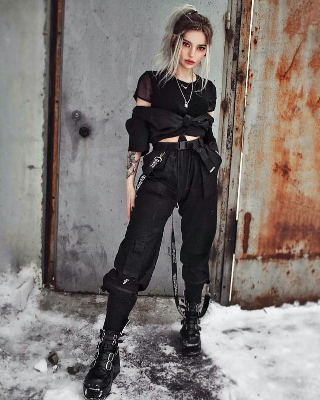 Goth outfit Грандж герл