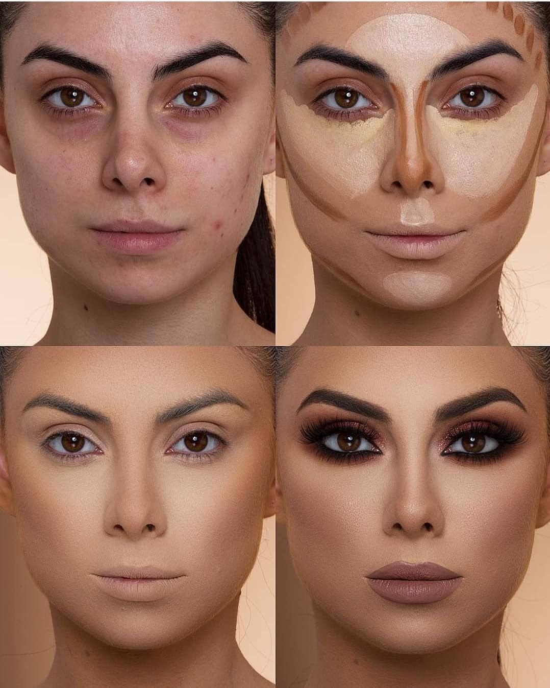 макияж для лица на каждый день пошаговое
