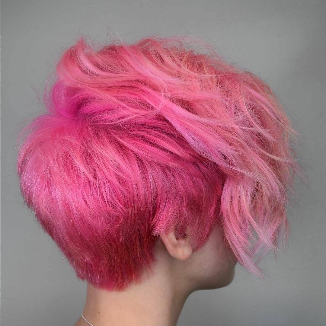 Короткая стрижка розовый. Пинк Хеир. Пикси Боб розовые волосы. Розовый цвет волос на короткие. Короткие розовые волосы.