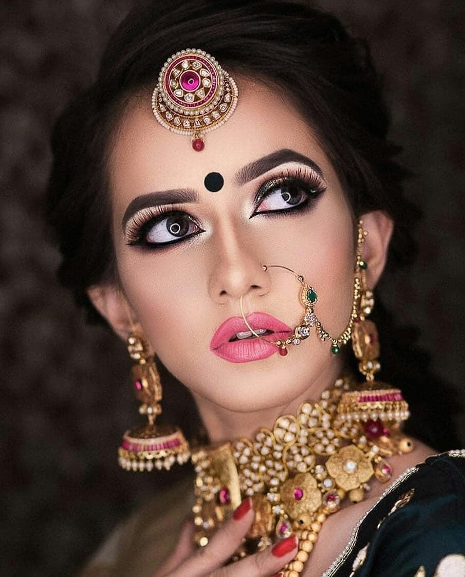 Индийский макияж (62 фото)