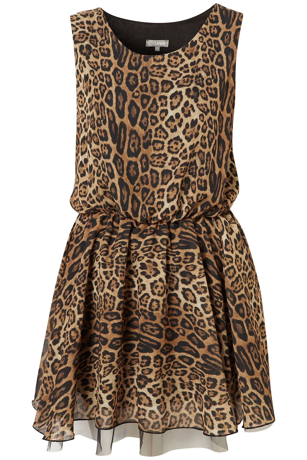 Платье Topshop леопард