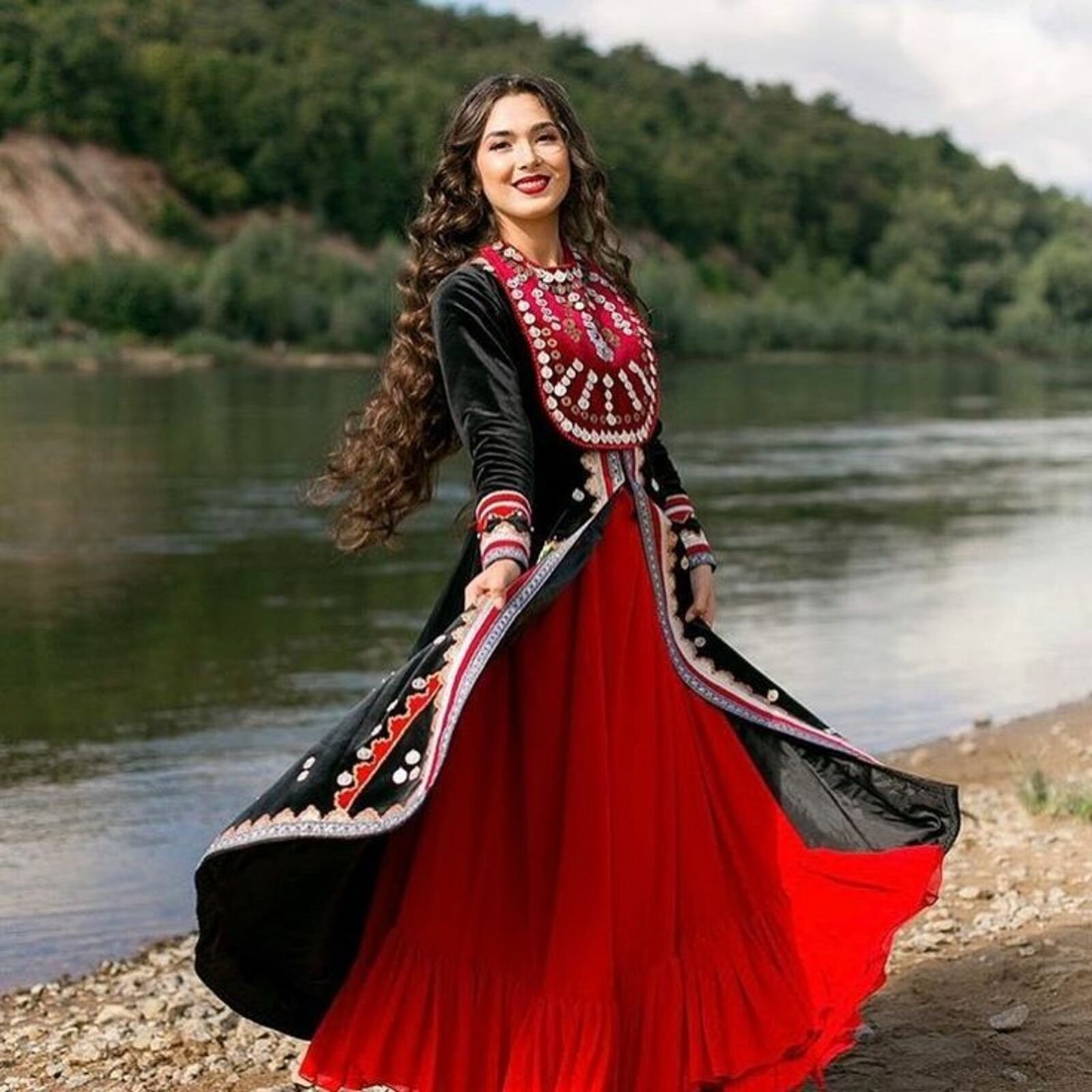 Башкирское женское платье - 88 фото