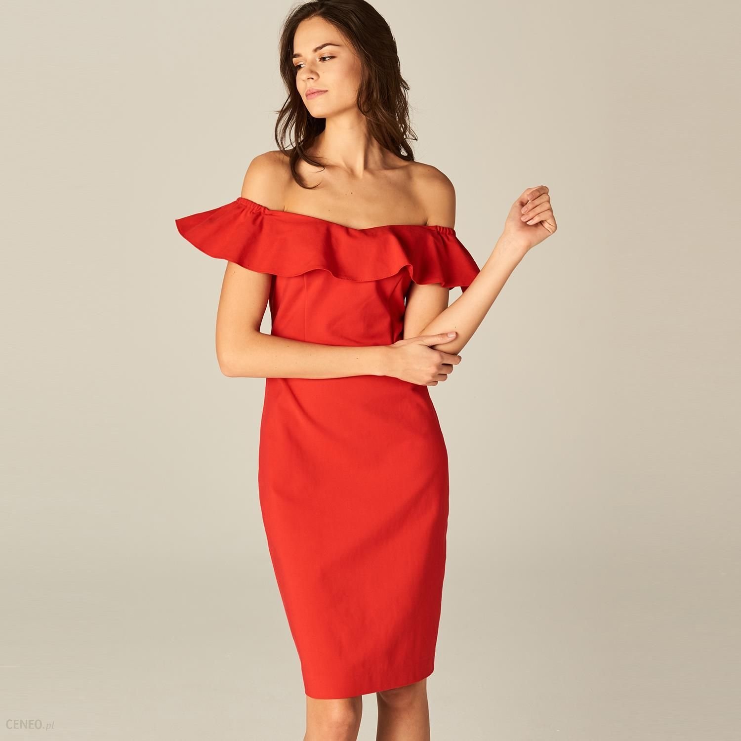 Красное платье Mohito