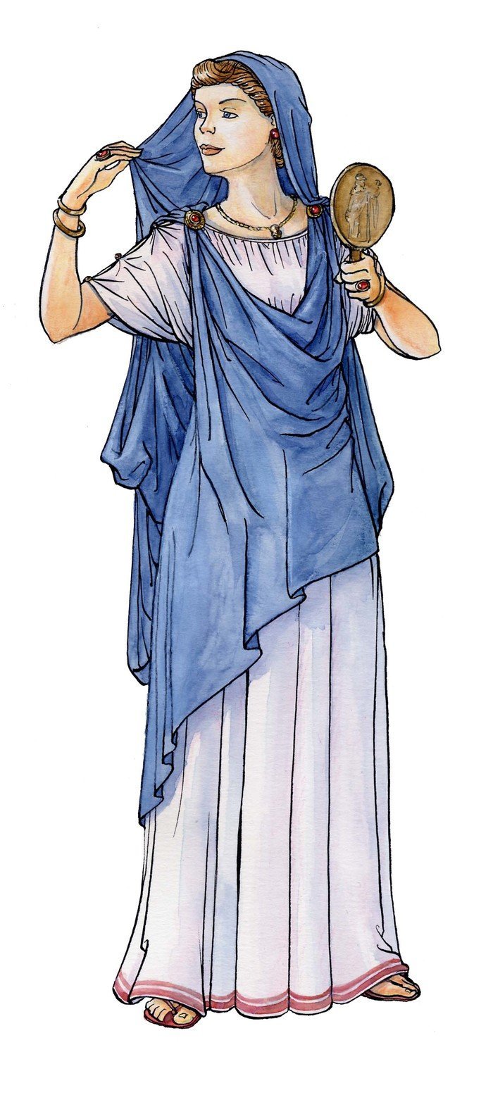 Палла костюм древний Рим