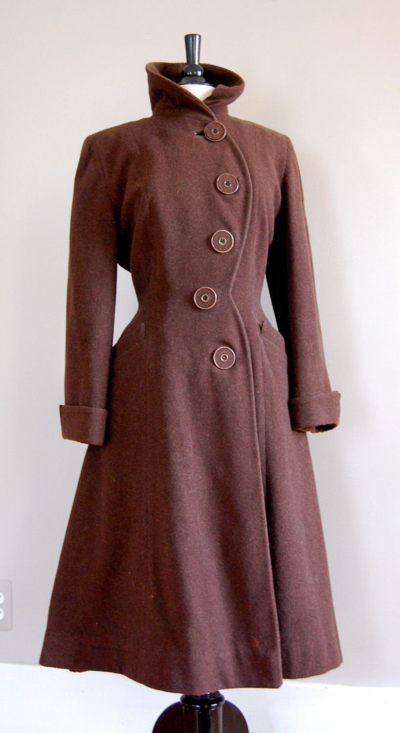 Пальто в стиле 40-х годов