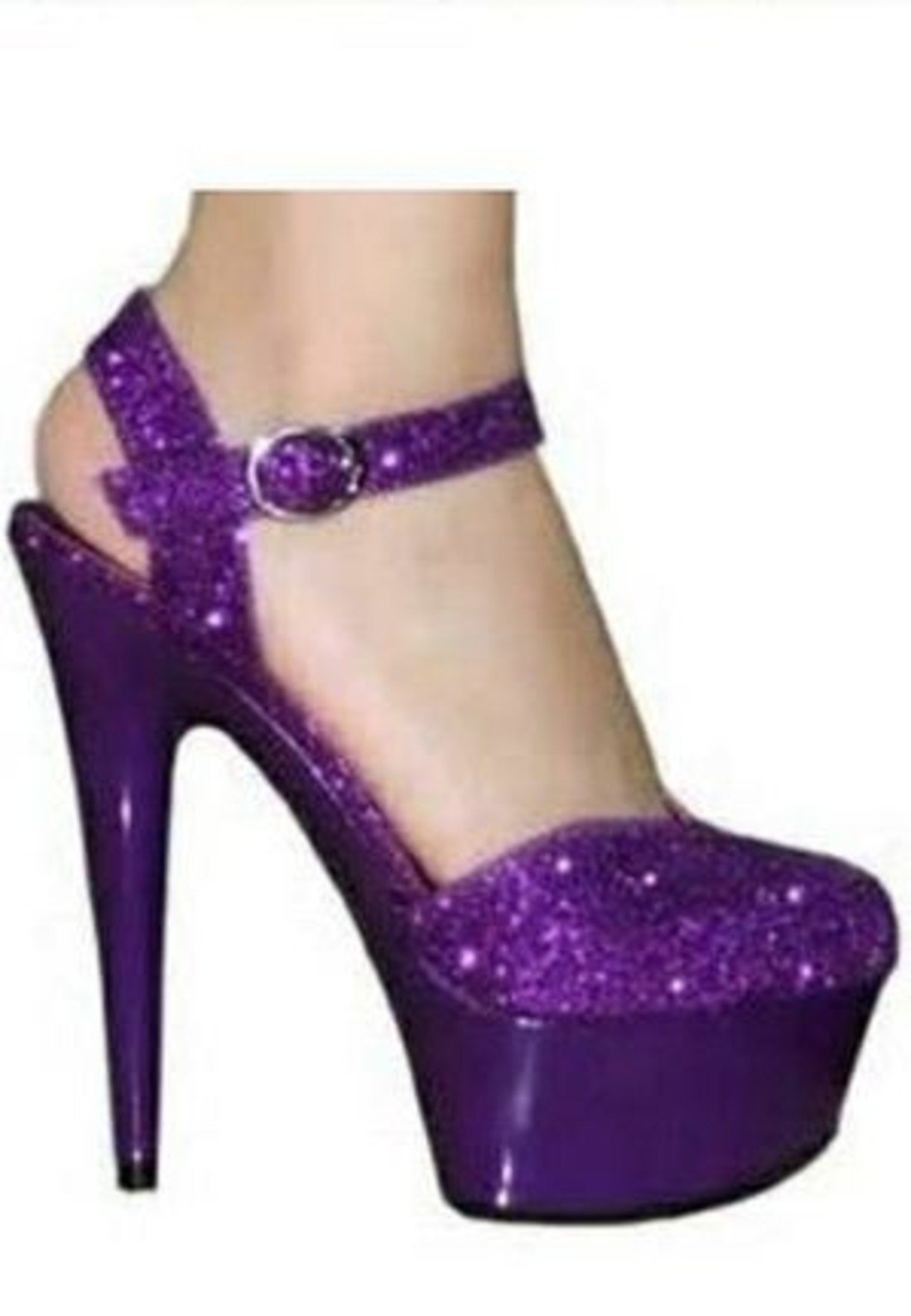 Туфли glitter Purple