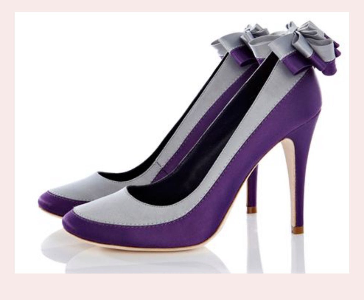 Purple shoes