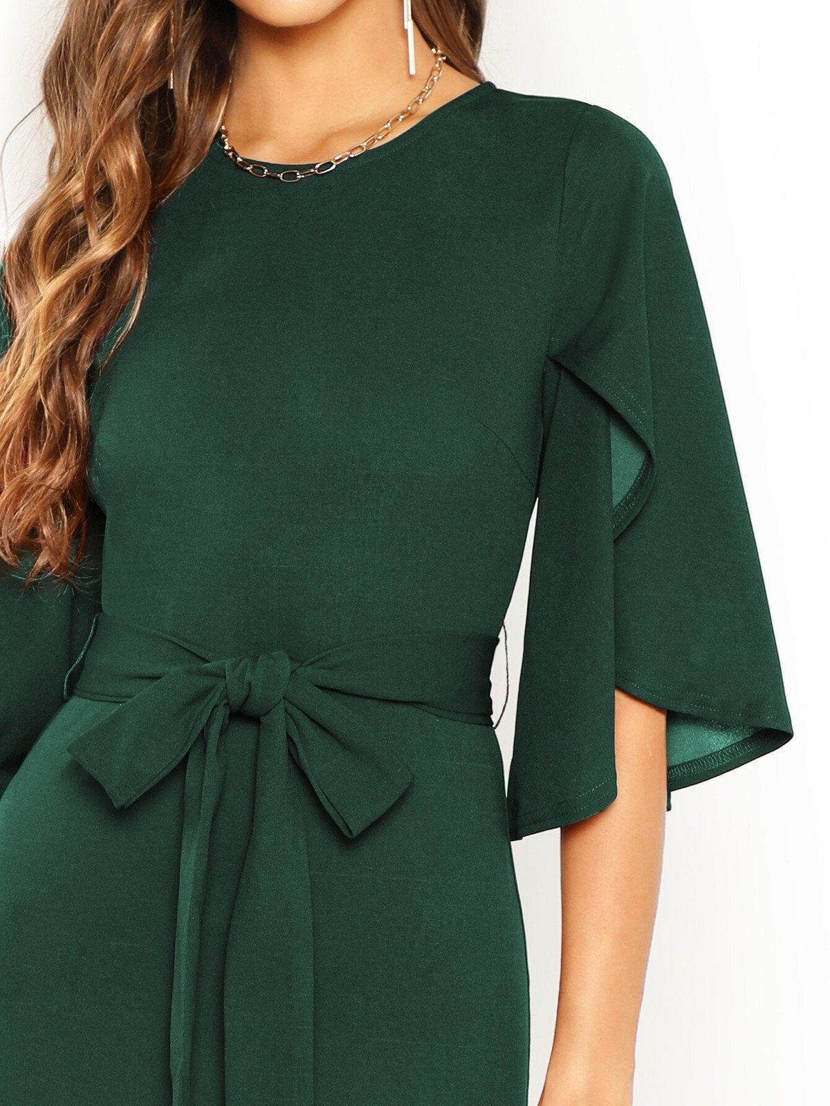 Красивые рукава для платья. Шеин зеленое платье. Платье с рукавами. Необычные рукава на платье.