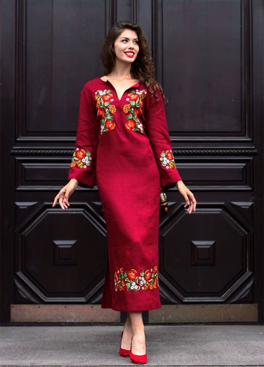 Скачивайте бесплатно новые и модные вышивки для платьев в приложении «Milli ýaka» | TMCARS