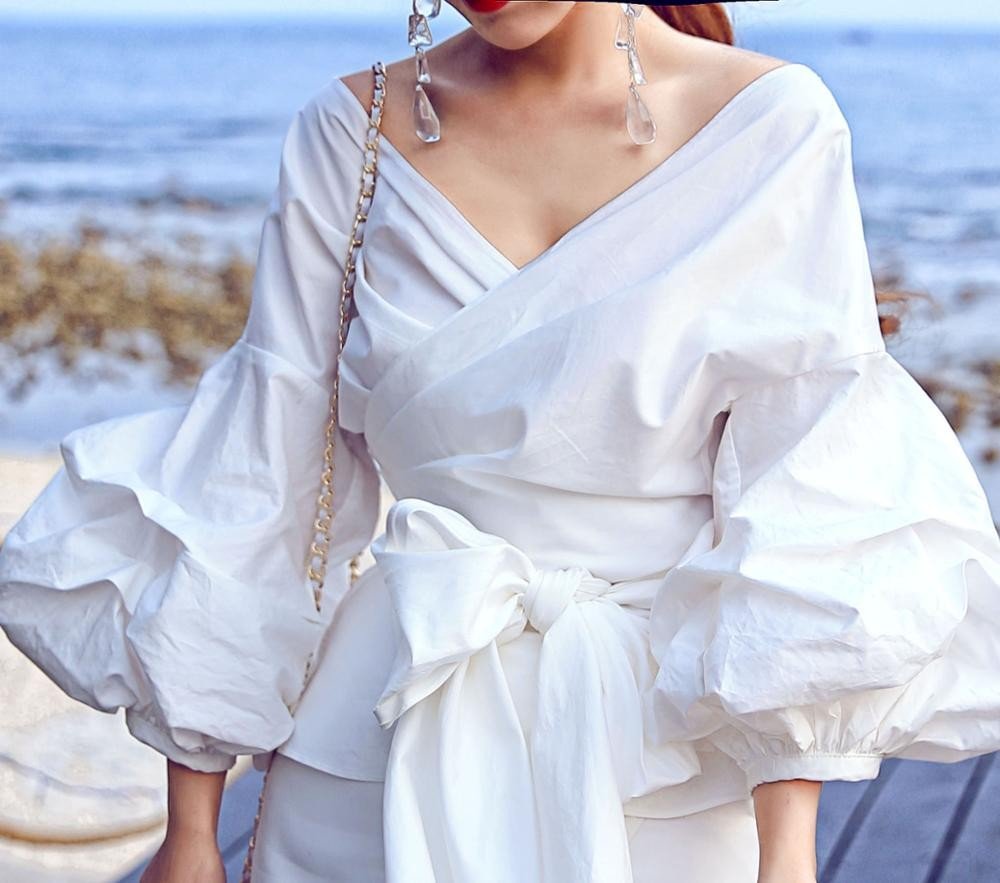 Кимоно платье белое