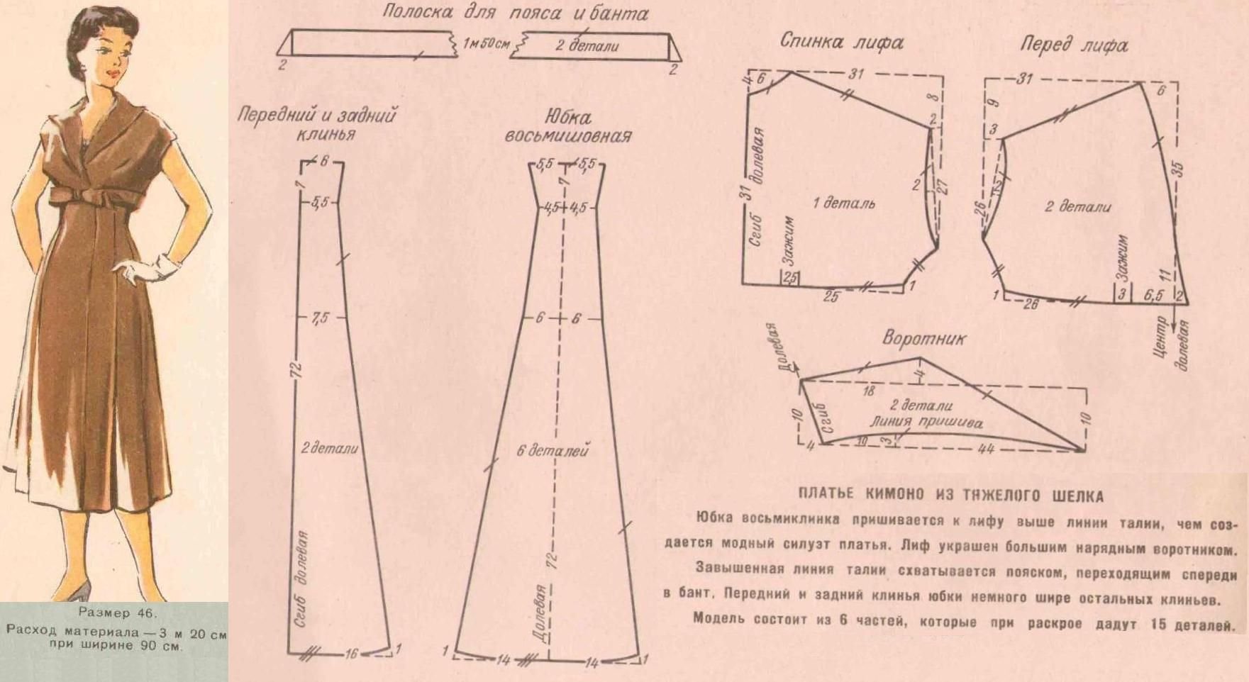 Выкройки Платьев В Стиле 60