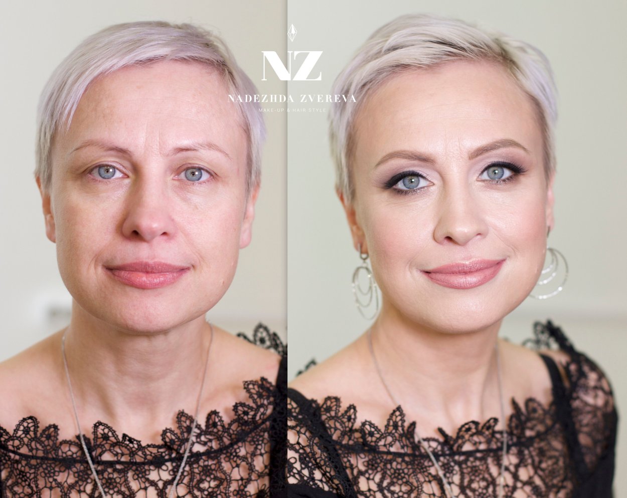 Лифтинг макияж для нависшего века