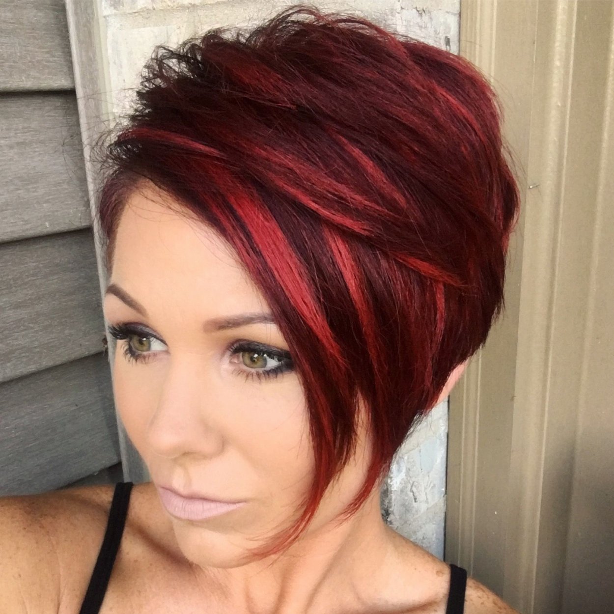 Pixie Bob стрижка красный