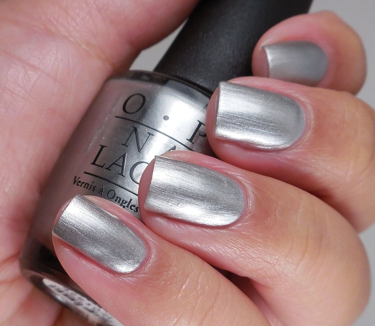 OPI Nail Lacquer Silver серебро серебряный