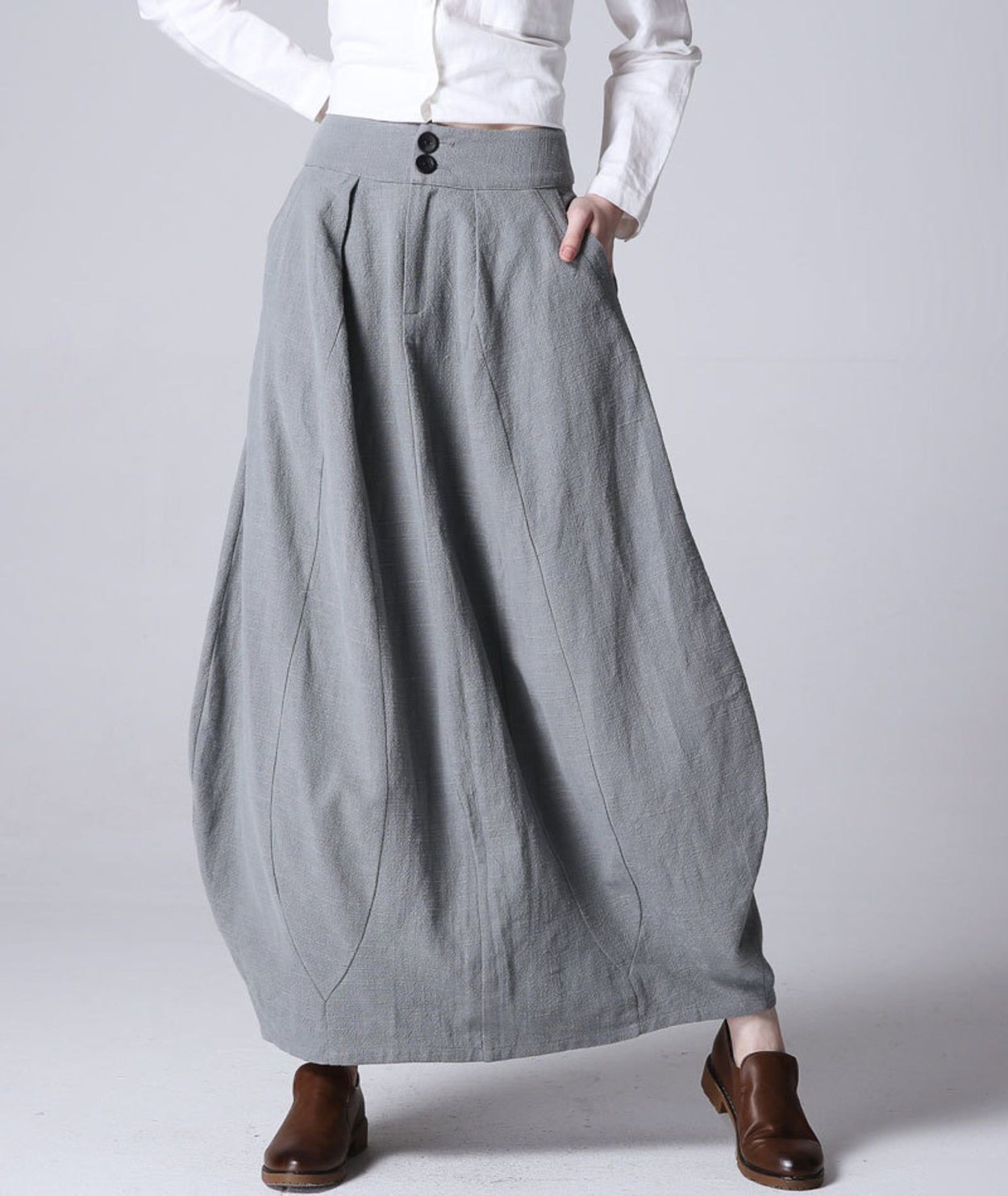 Юбка лён Evita артикул 11911 стиль skirt