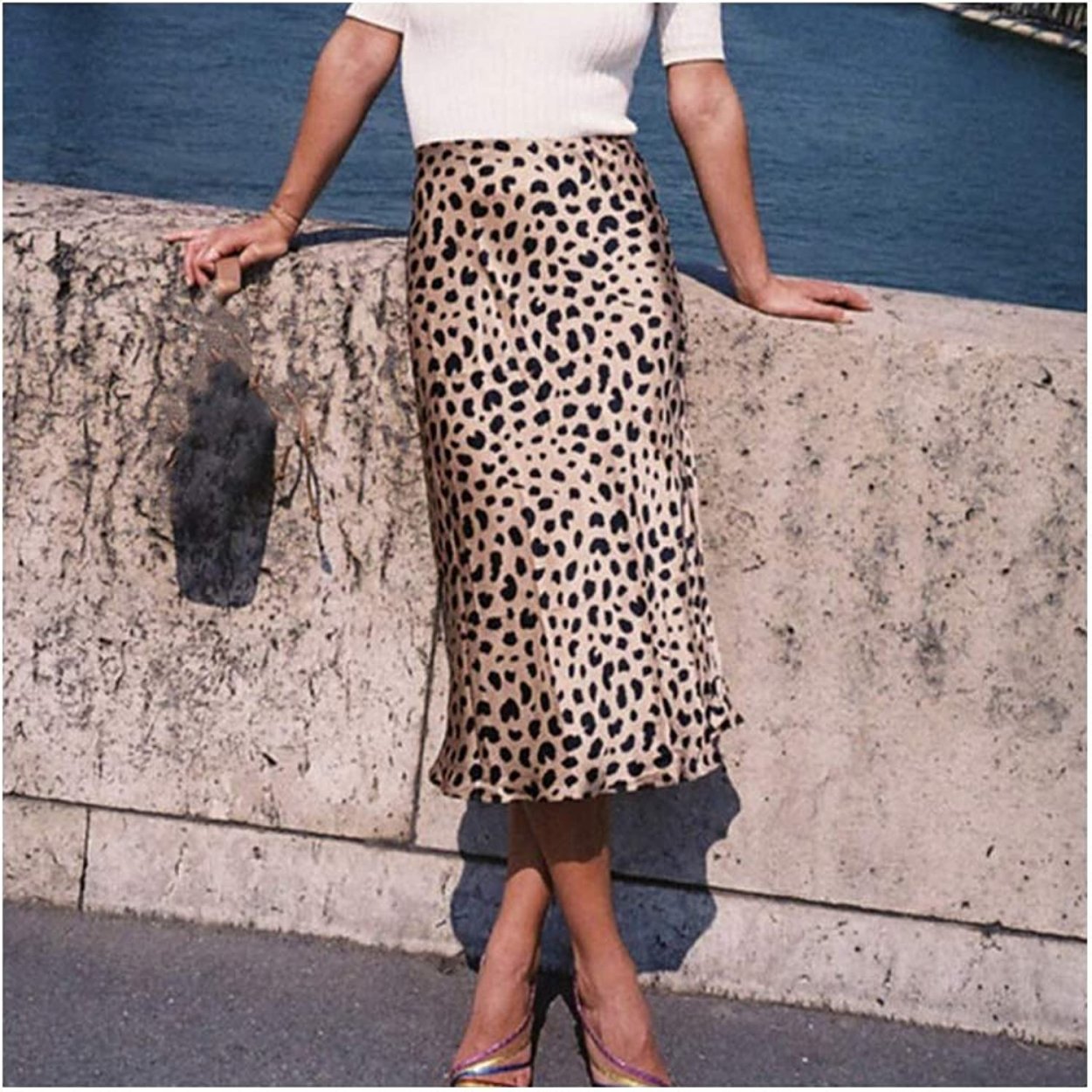 леопардовая юбка карандаш фото