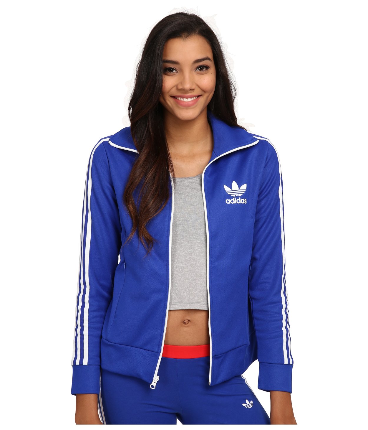 Adidas Originals Stadium Coat in Red