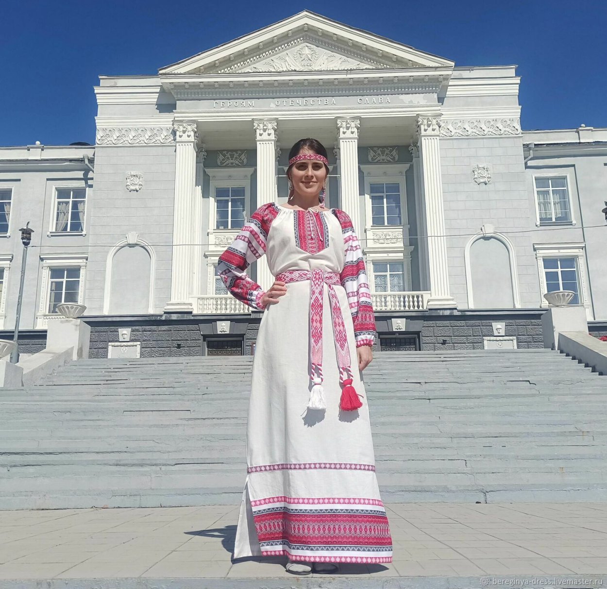 Платье Царевна лебедь славянское