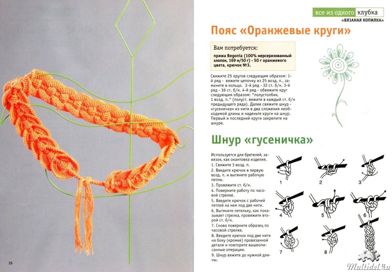 Вязаные крючком браслеты схемы и описание