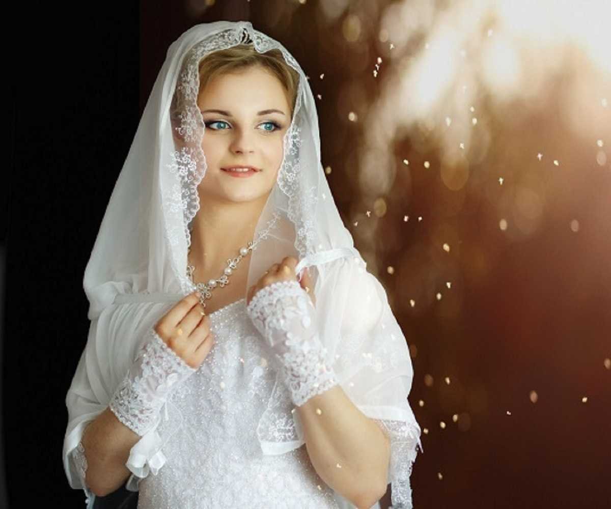 Образ невесты для венчания в церкви