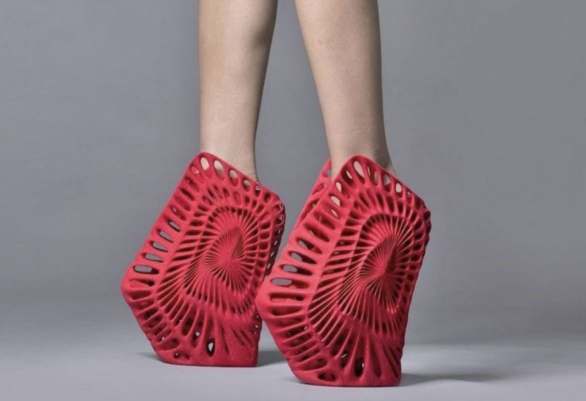 Нестандартная обувь. Туфли 3d принтер Balenciaga. Необычные туфли. Необычная обувь. Необычная обувь женская.