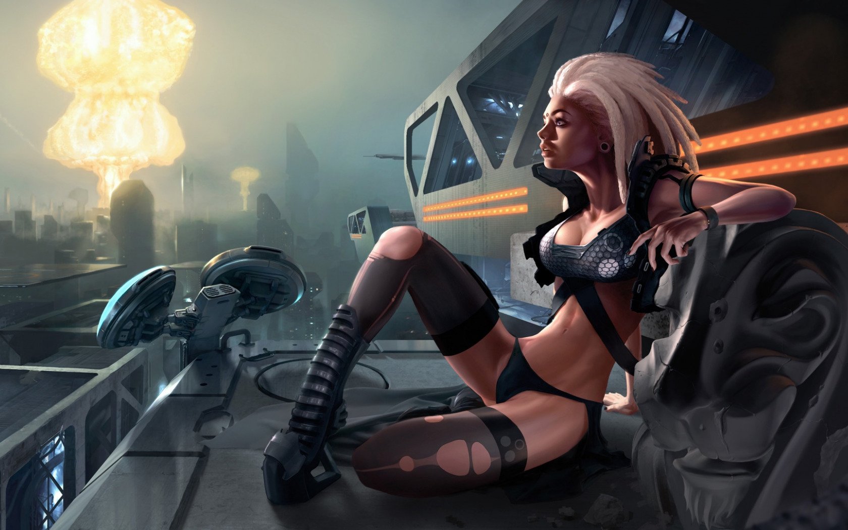 Cyberpunk woman art фото 108