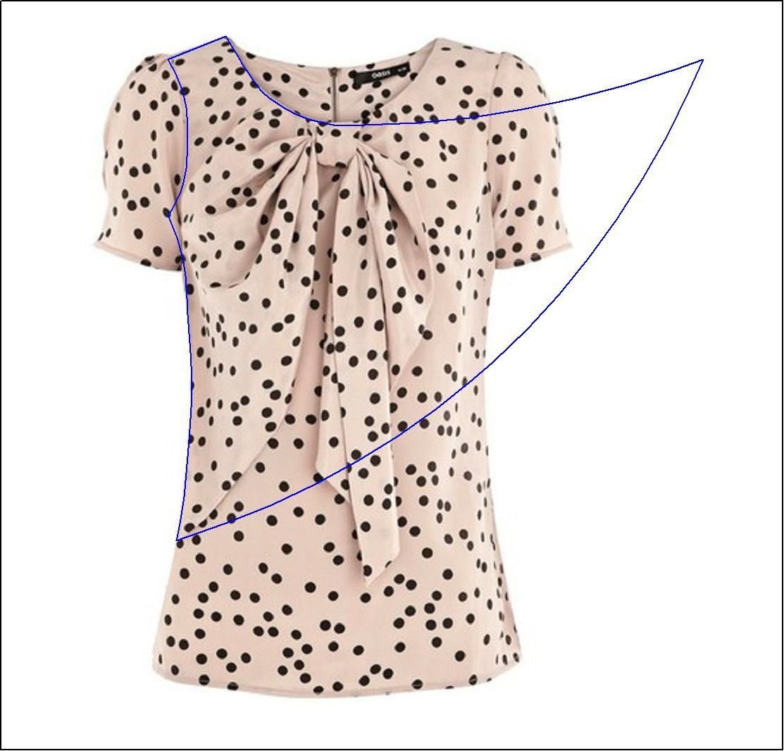 Блузка из 1 метра ткани. Моделирование блузки. Пошив блузки. Шьем летнюю блузку. Пошив летней блузки.