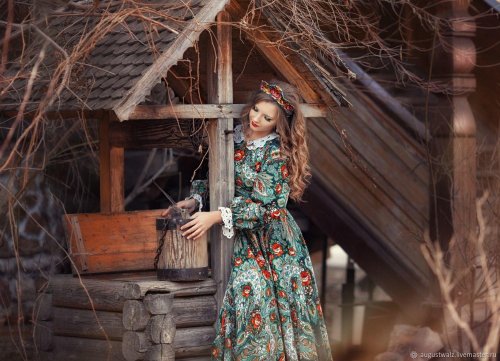Деревенские платья