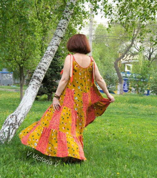 Летние платья из платков