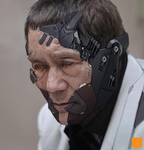 Киберпанк грим