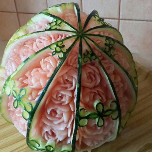 Макияж арбуз